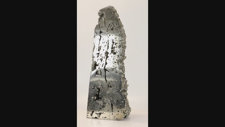 9.5" Pyrite Obelisk DX053