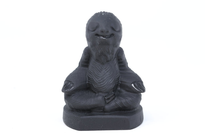 Obsidian Meditating Sloth