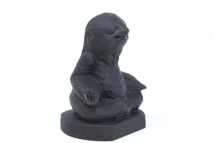 Obsidian Meditating Sloth
