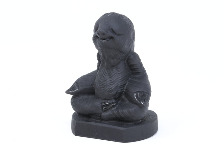 Obsidian Meditating Sloth