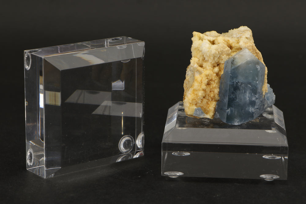 3/4" Beveled Acrylic Mineral Display Base