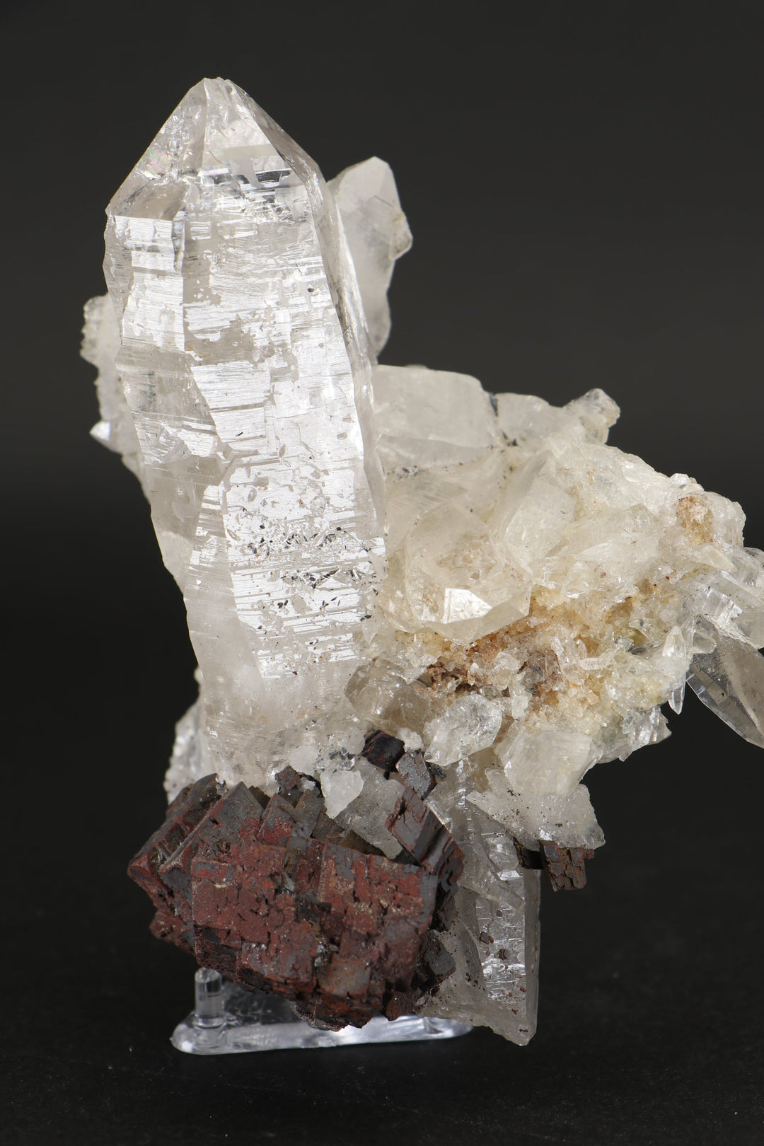 Himalayan Quartz Cluster with Siderite AB1524