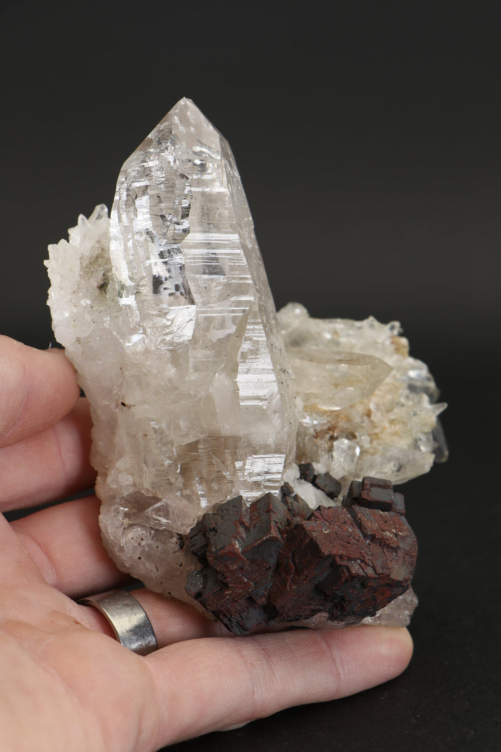 Himalayan Quartz Cluster with Siderite AB1524