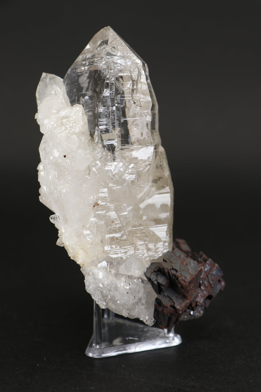 Himalayan Quartz Cluster with Siderite AB1524