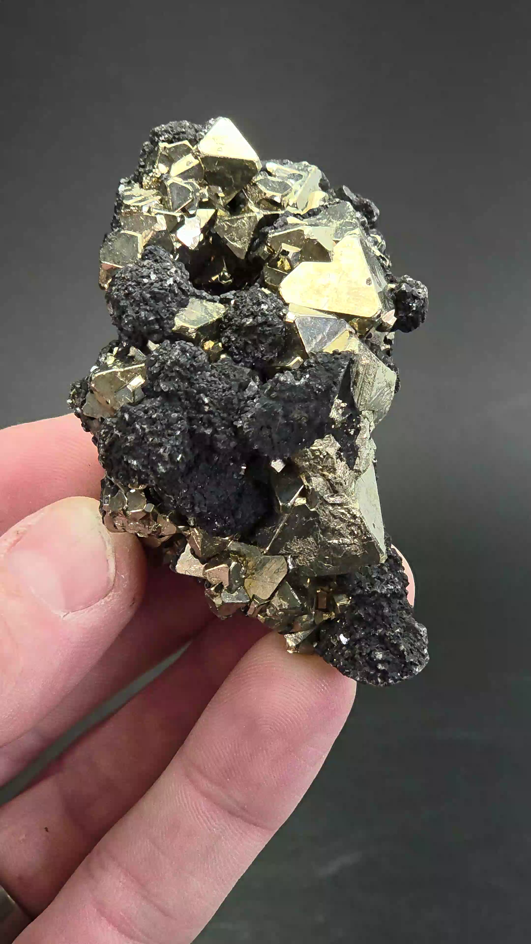 Peruvian Octahedral Pyrite Specimen DD002