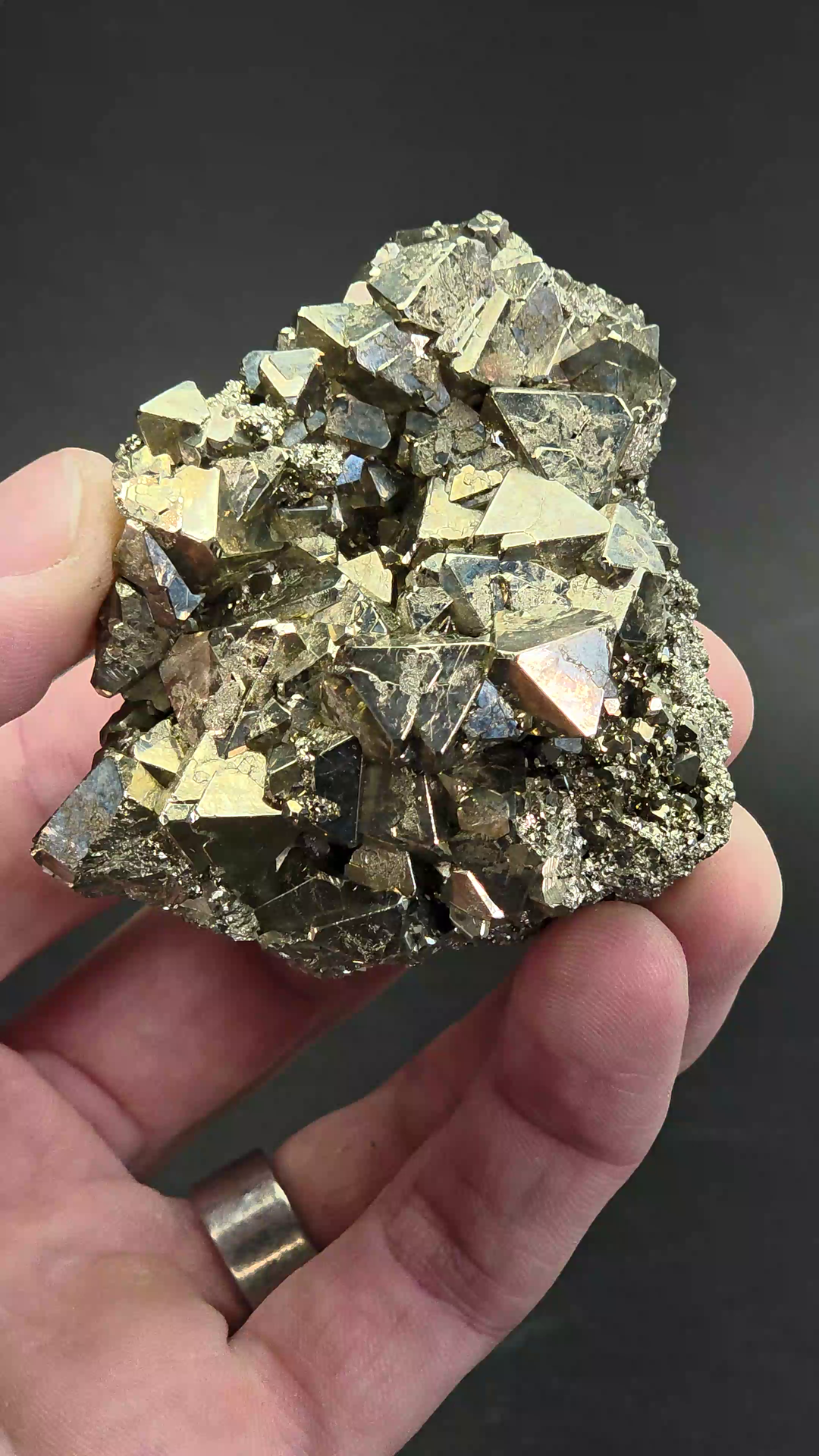 Peruvian Octahedral Pyrite Specimen DD003