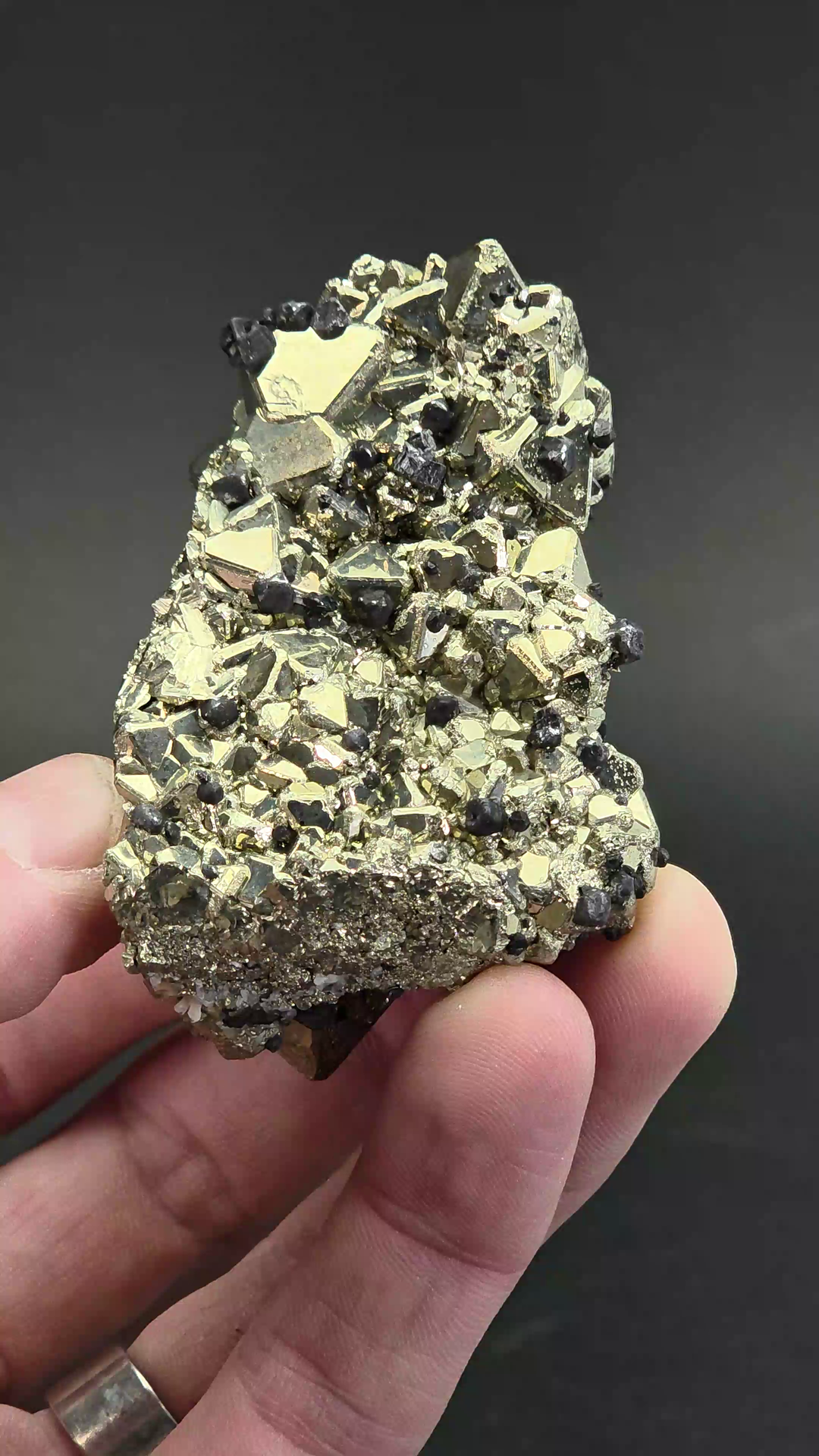 Peruvian Octahedral Pyrite Specimen DD004