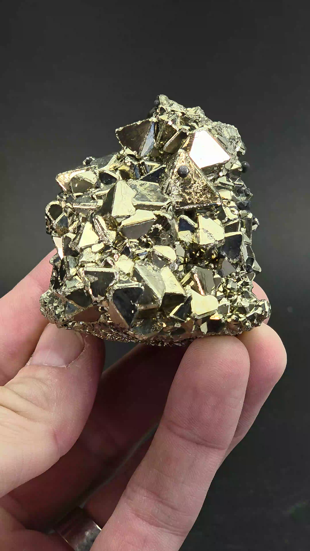 Peruvian Octahedral Pyrite Specimen DD005