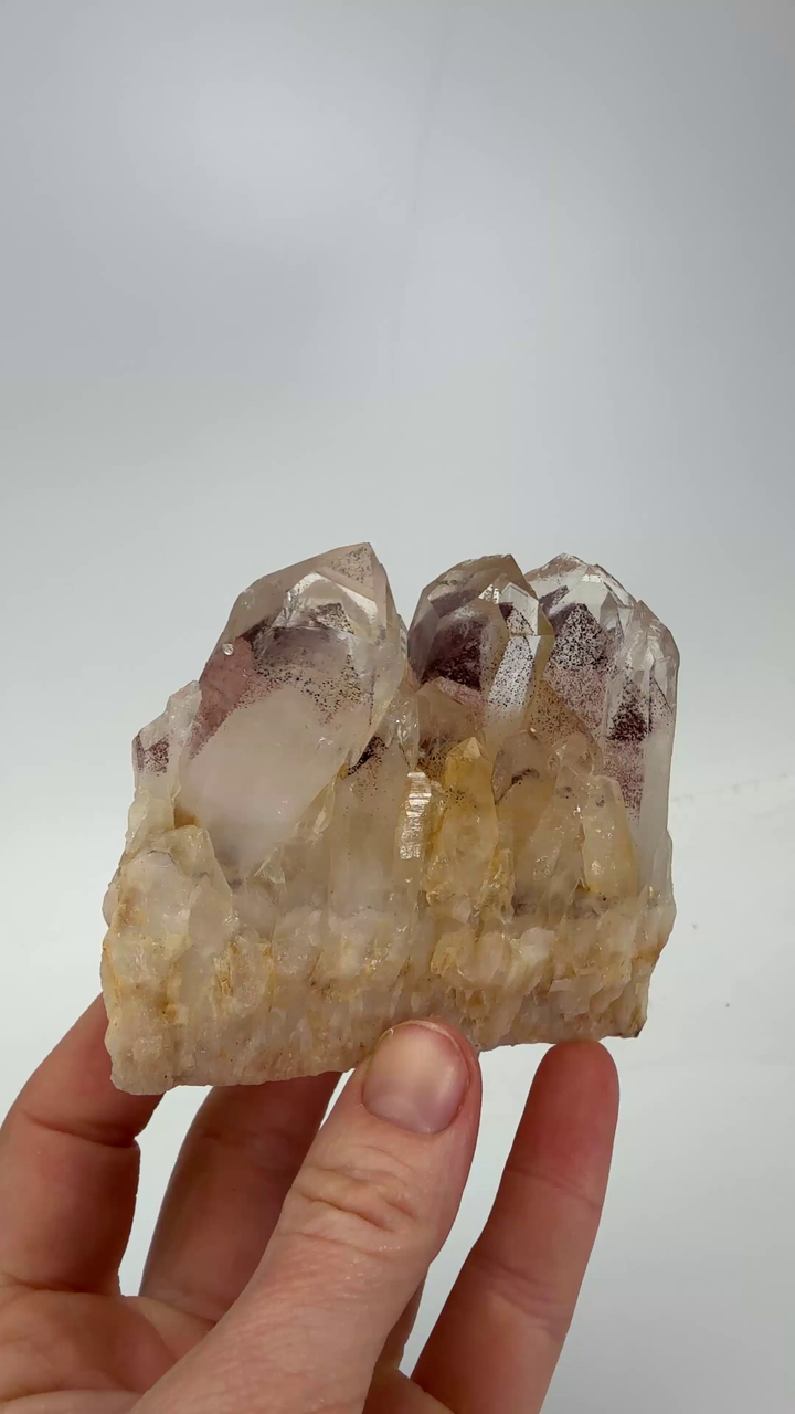 Hematite Phantom Quartz Cluster DM1280