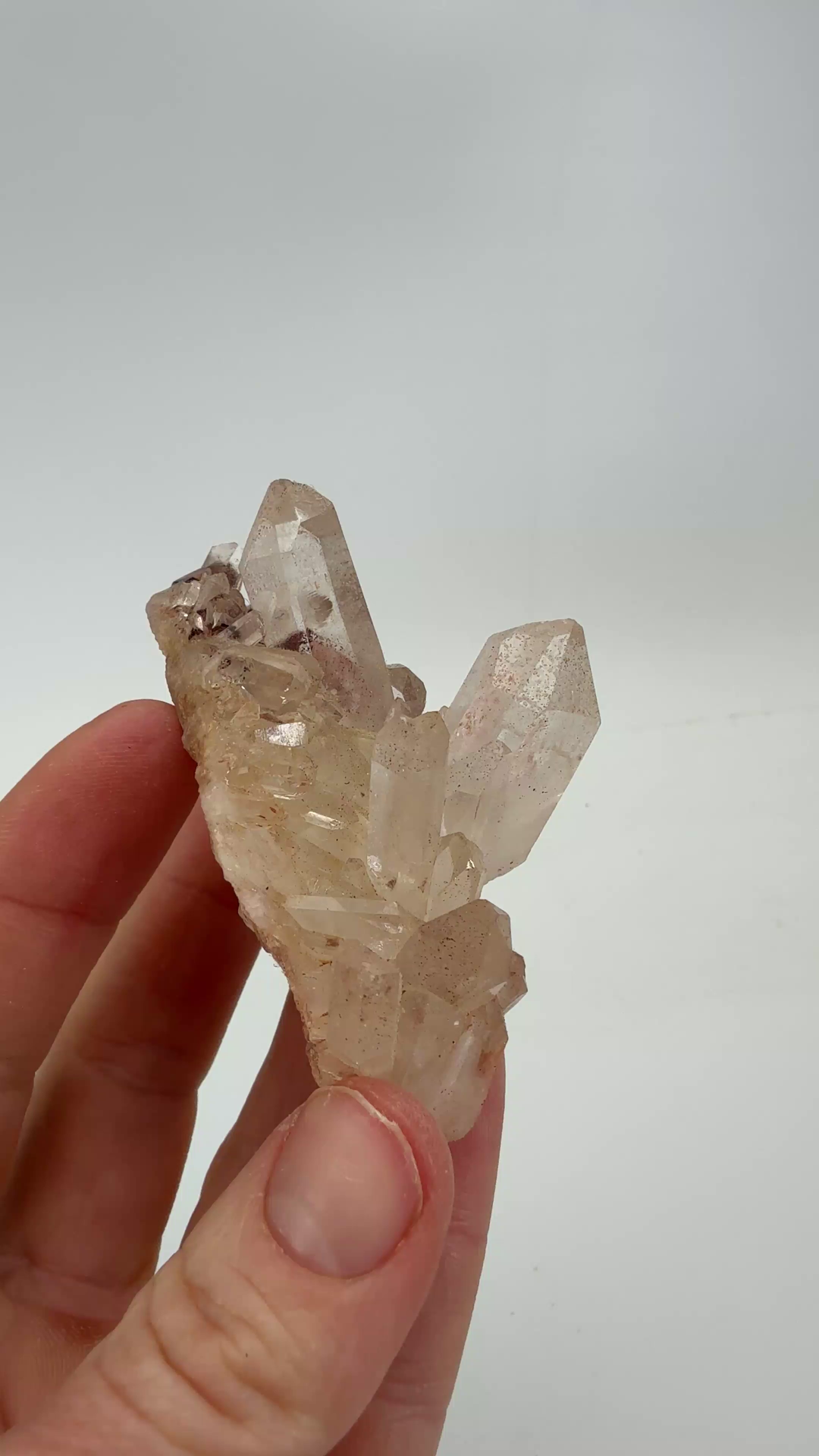 Hematite Phantom Quartz Cluster DM1286
