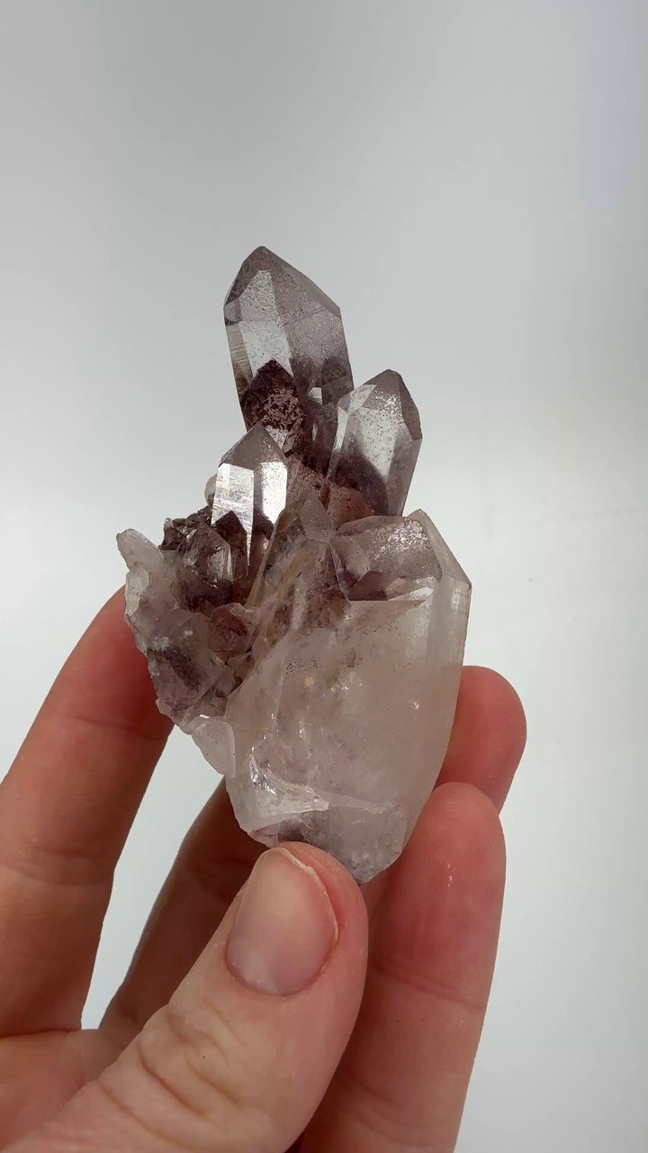 Hematite Phantom Quartz Cluster DM1289