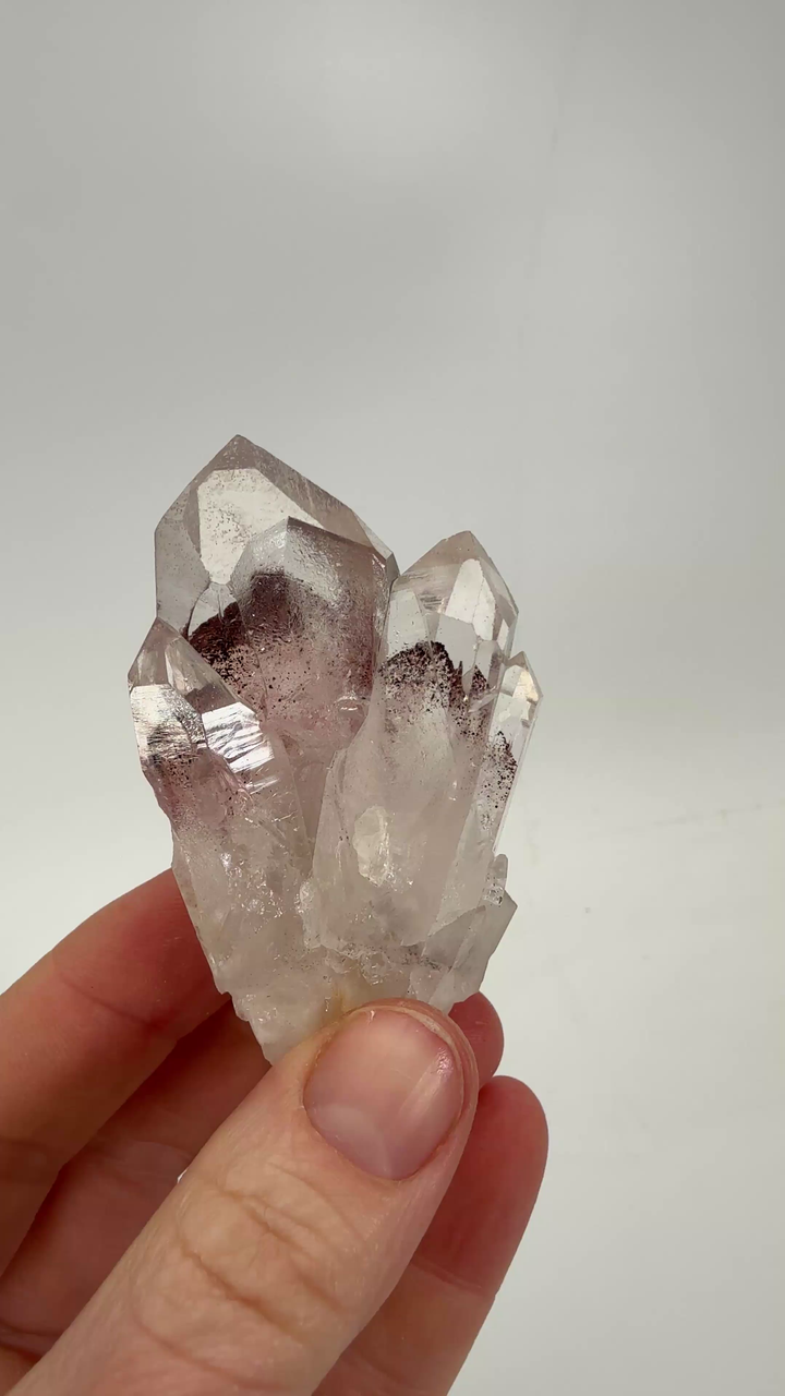 Hematite Phantom Quartz Cluster DM1290