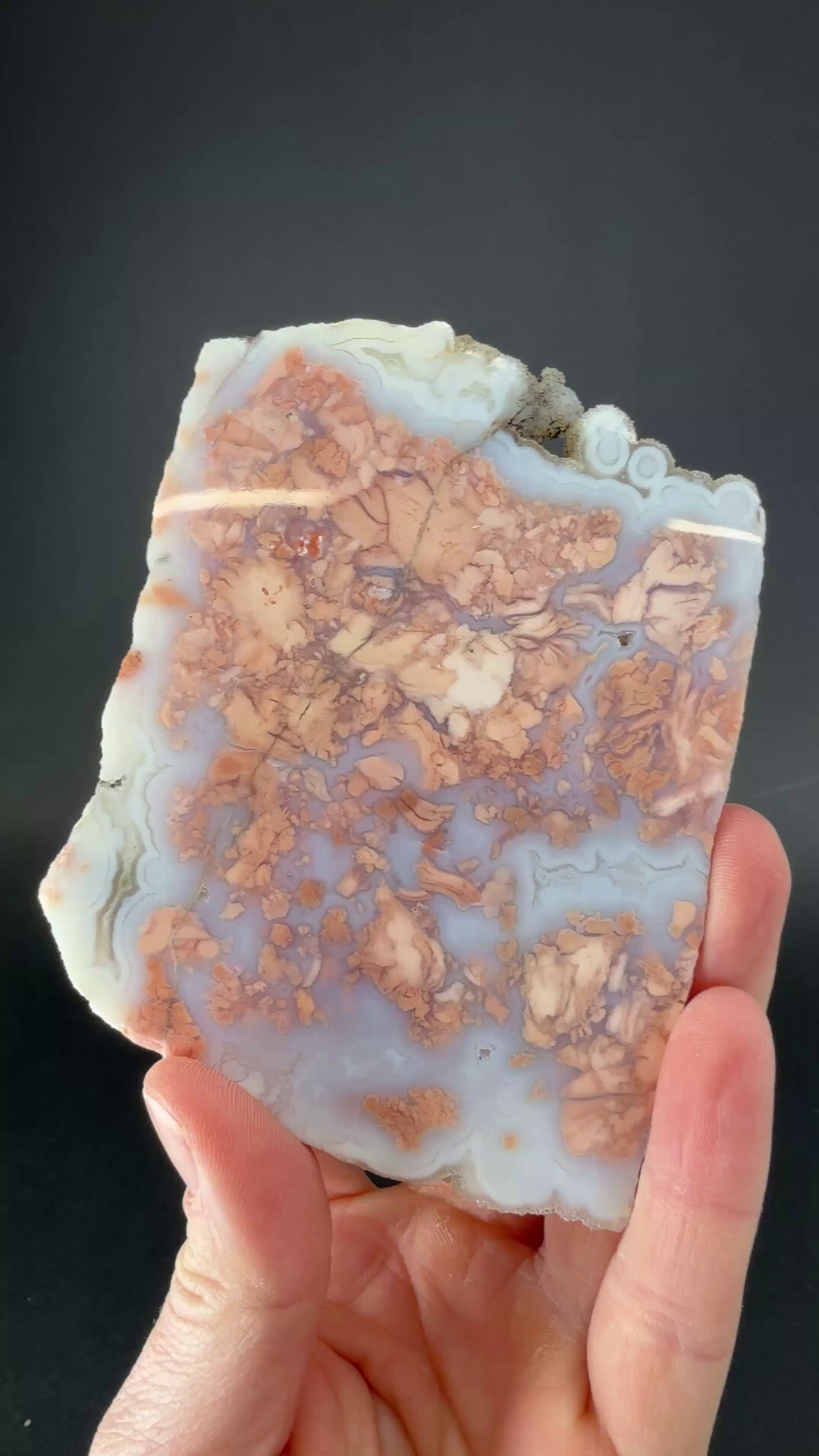 Cotton Candy Agate Slab DS1023