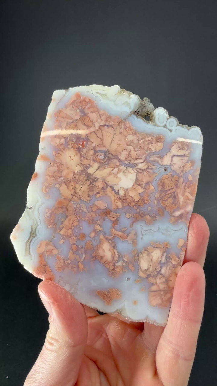 Cotton Candy Agate Slab DS1023