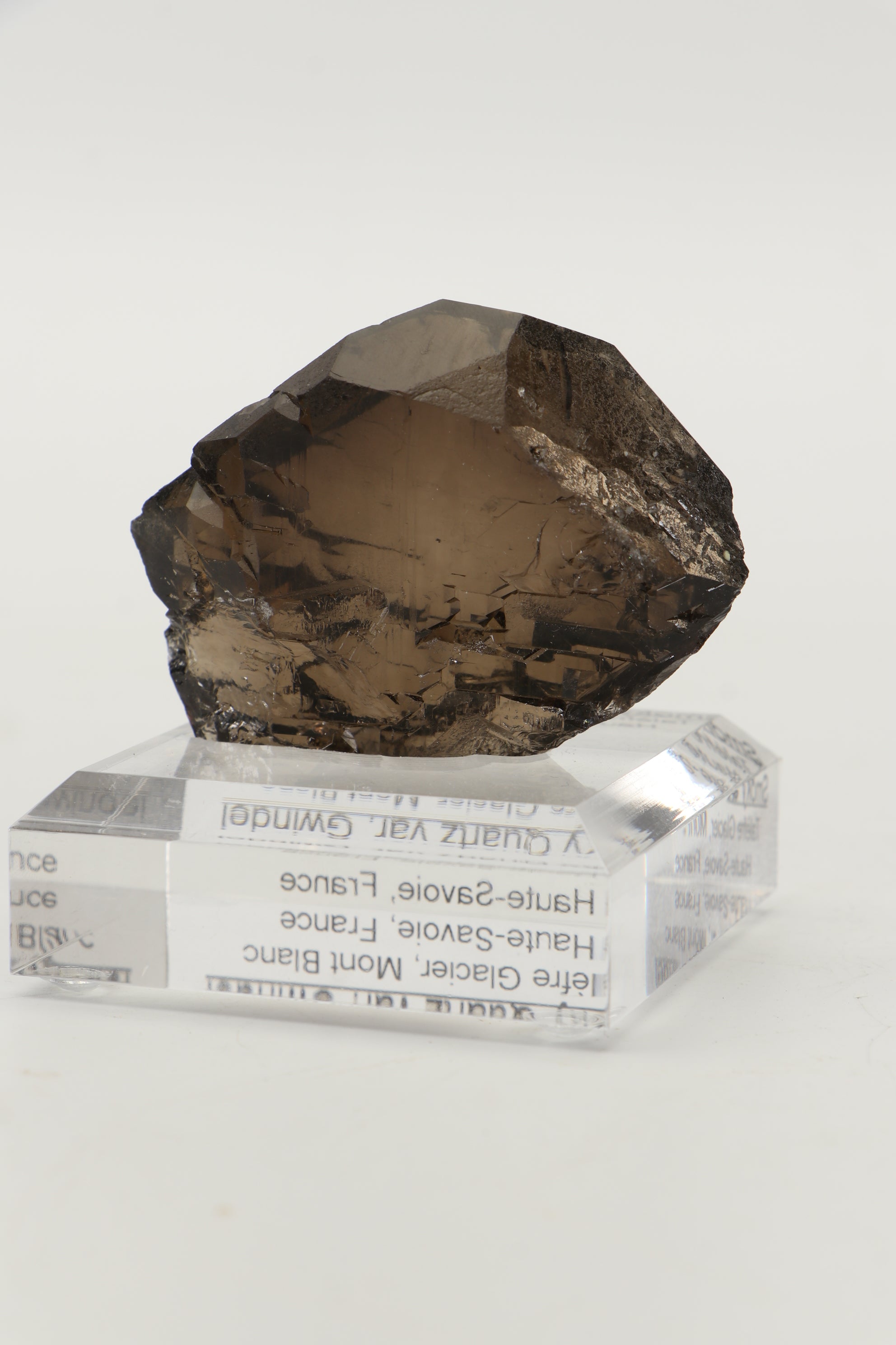 Smoky quartz. 540.0 ct. Aiguille de Leschaux, 2024 Mont Blanc Massif, France.