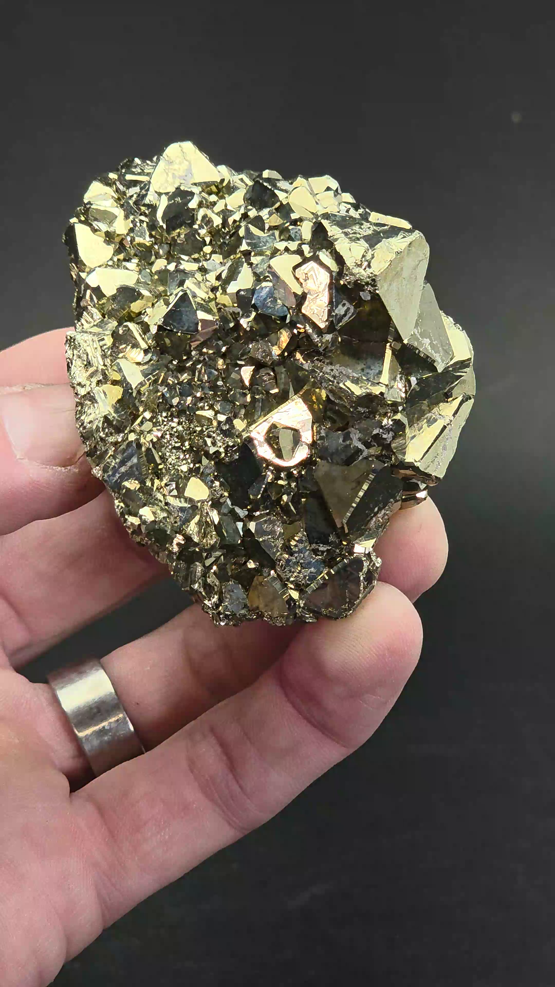 Peruvian Octahedral Pyrite Specimen DS1138