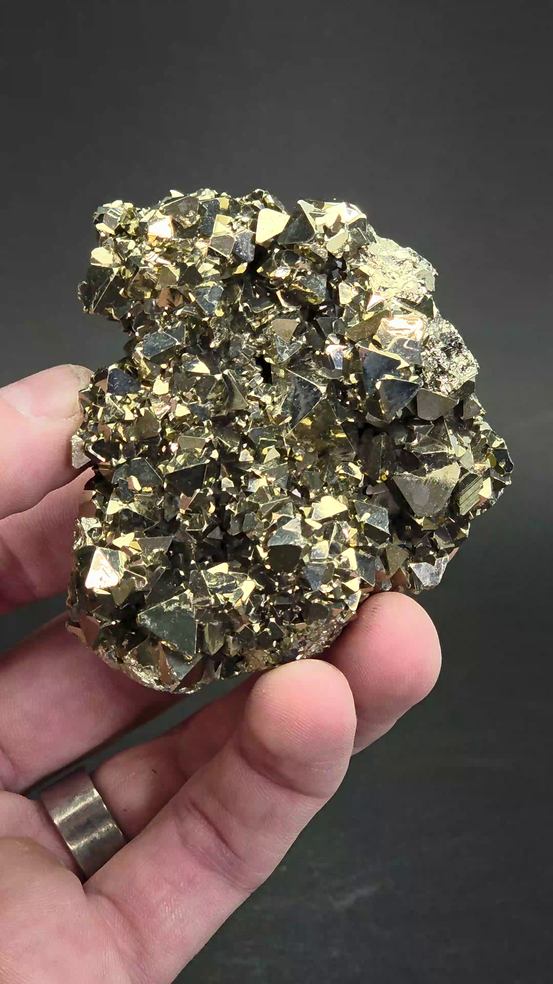Peruvian Octahedral Pyrite Specimen DS124