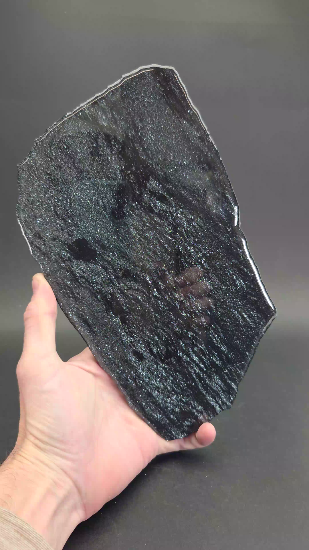 Specularite (Sepcular Hematite) Slab DS1376