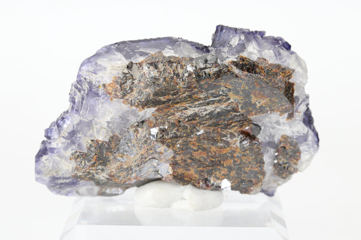 Fluorite on Sphalerite - Elmwood Mine DS1423
