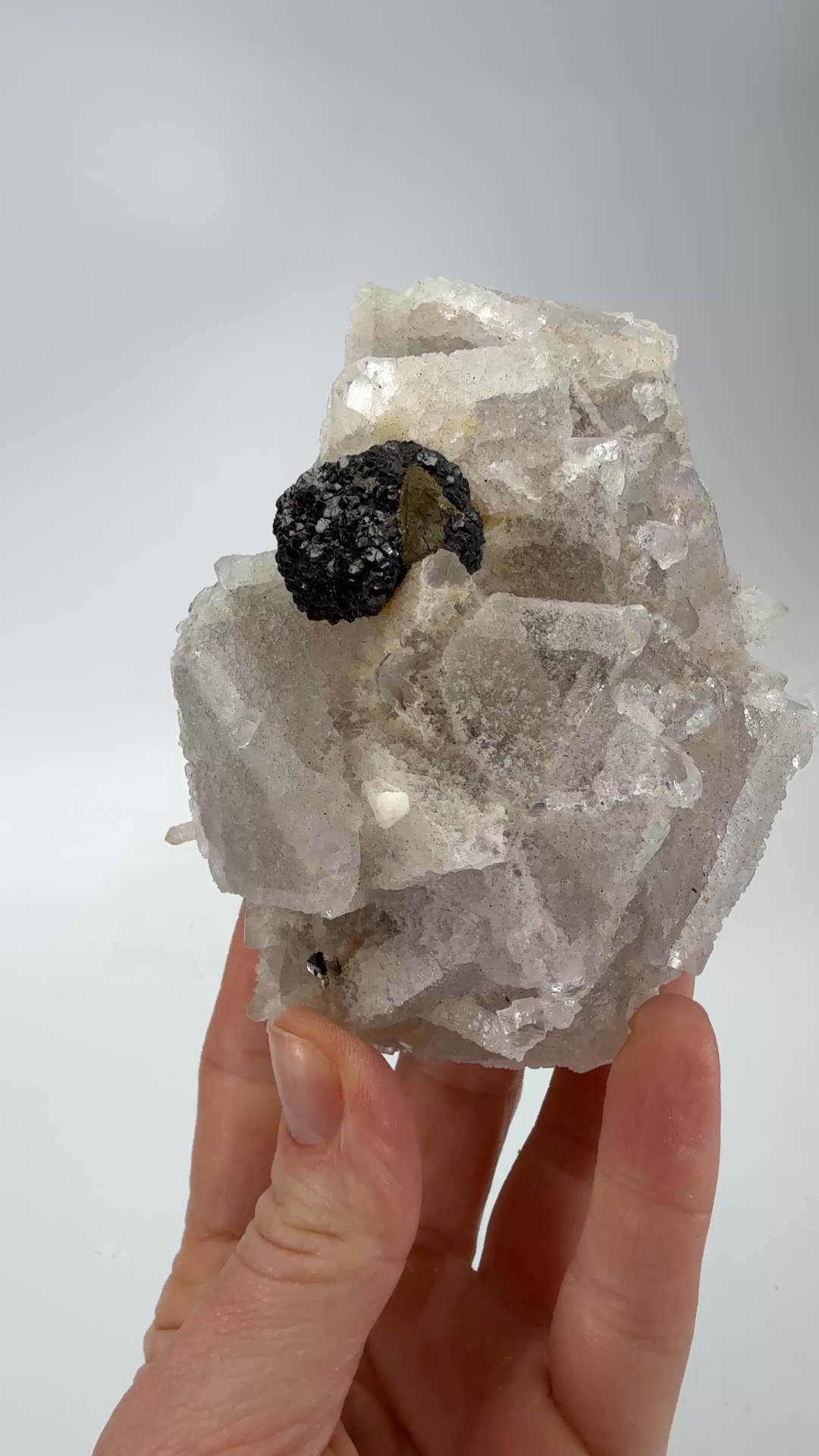 Fluorite after Sphalerite from Dlanegorsk, Russia DS1430