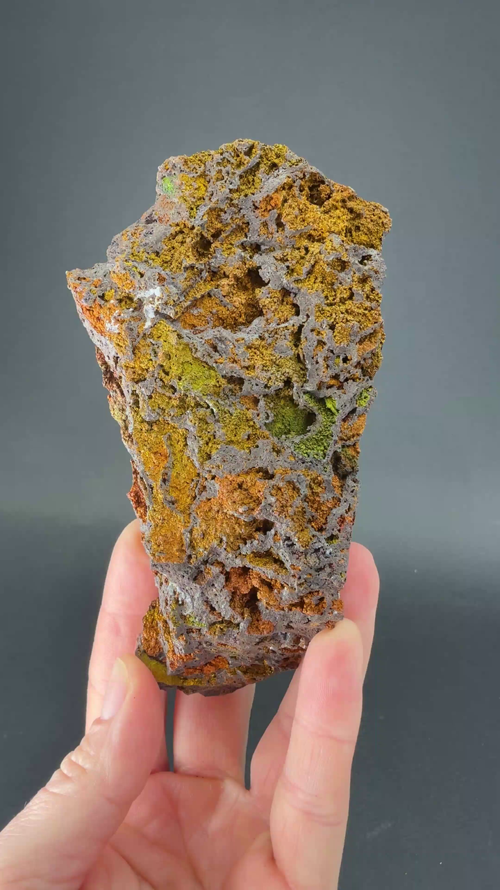 Iridescent Goethite (Turgite) from Mexico DS1444