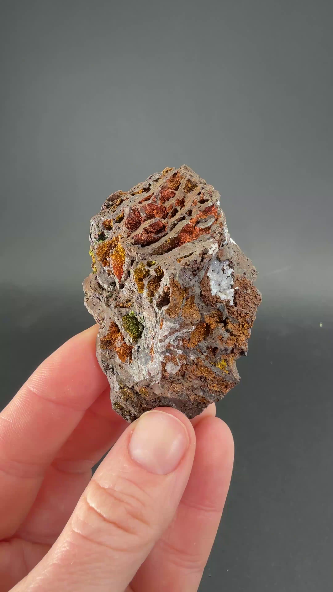 Iridescent Goethite (Turgite) from Mexico DS1450