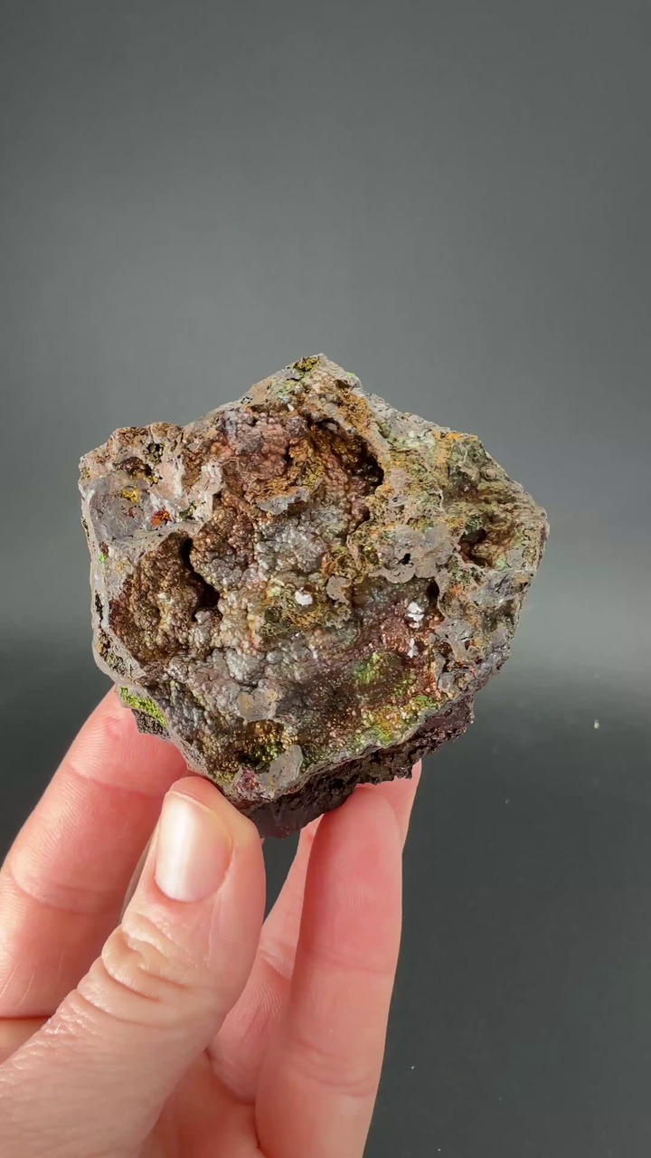 Iridescent Goethite (Turgite) from Mexico DS1451