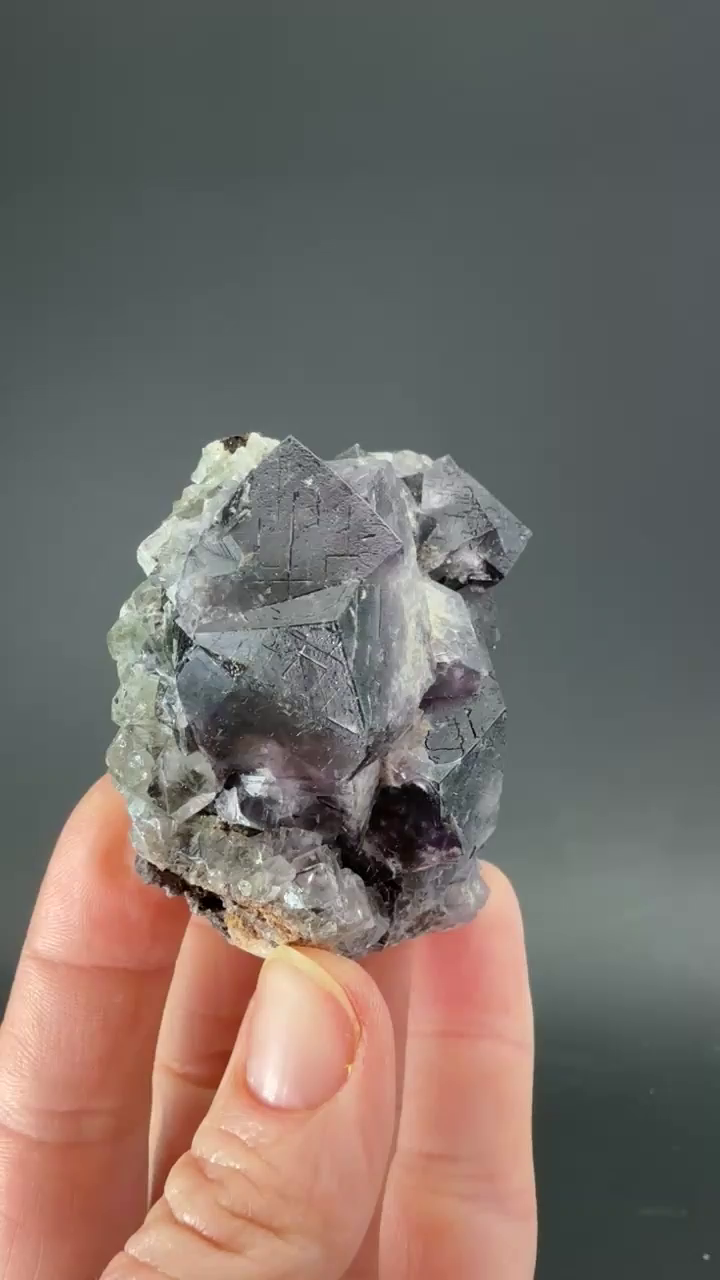 Purple Rain Pocket Fluorite Specimen