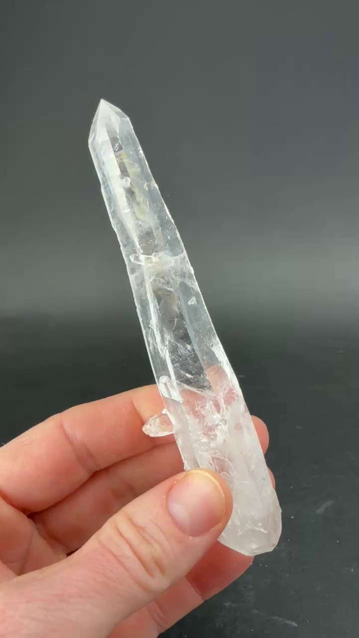 4.75" Double Terminated Colombian Lemurian Crystal DS2433