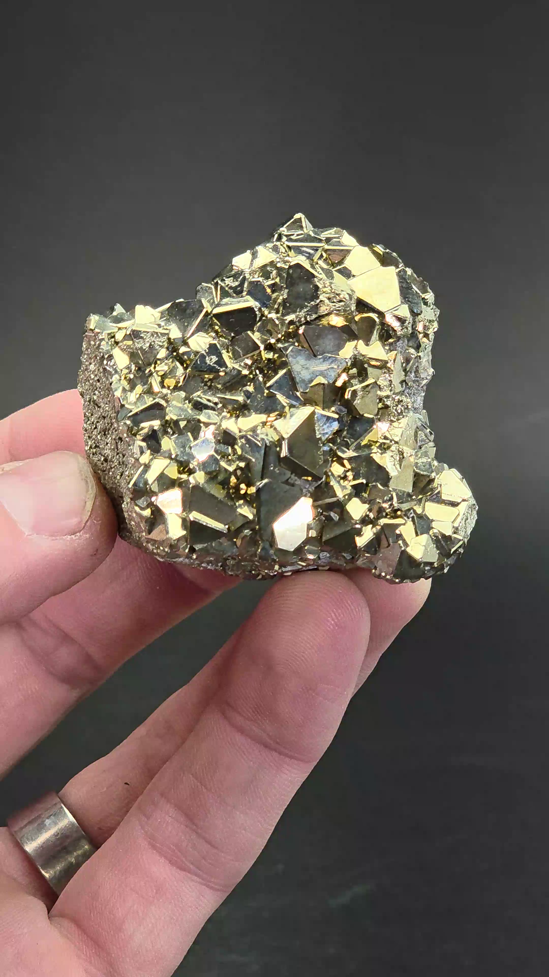 Peruvian Octahedral Pyrite Specimen DS2536