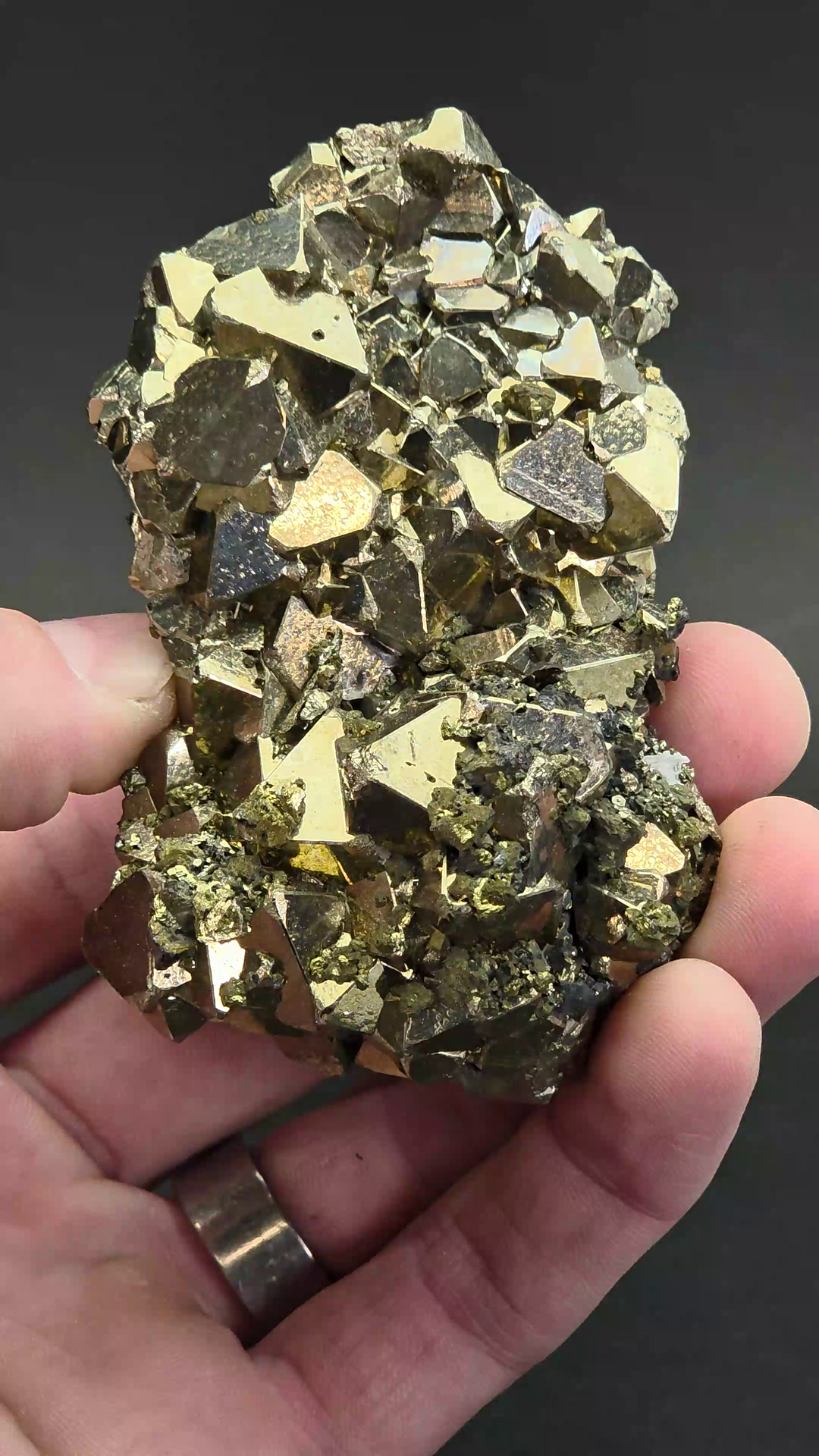 Peruvian Octahedral Pyrite Specimen DS2537