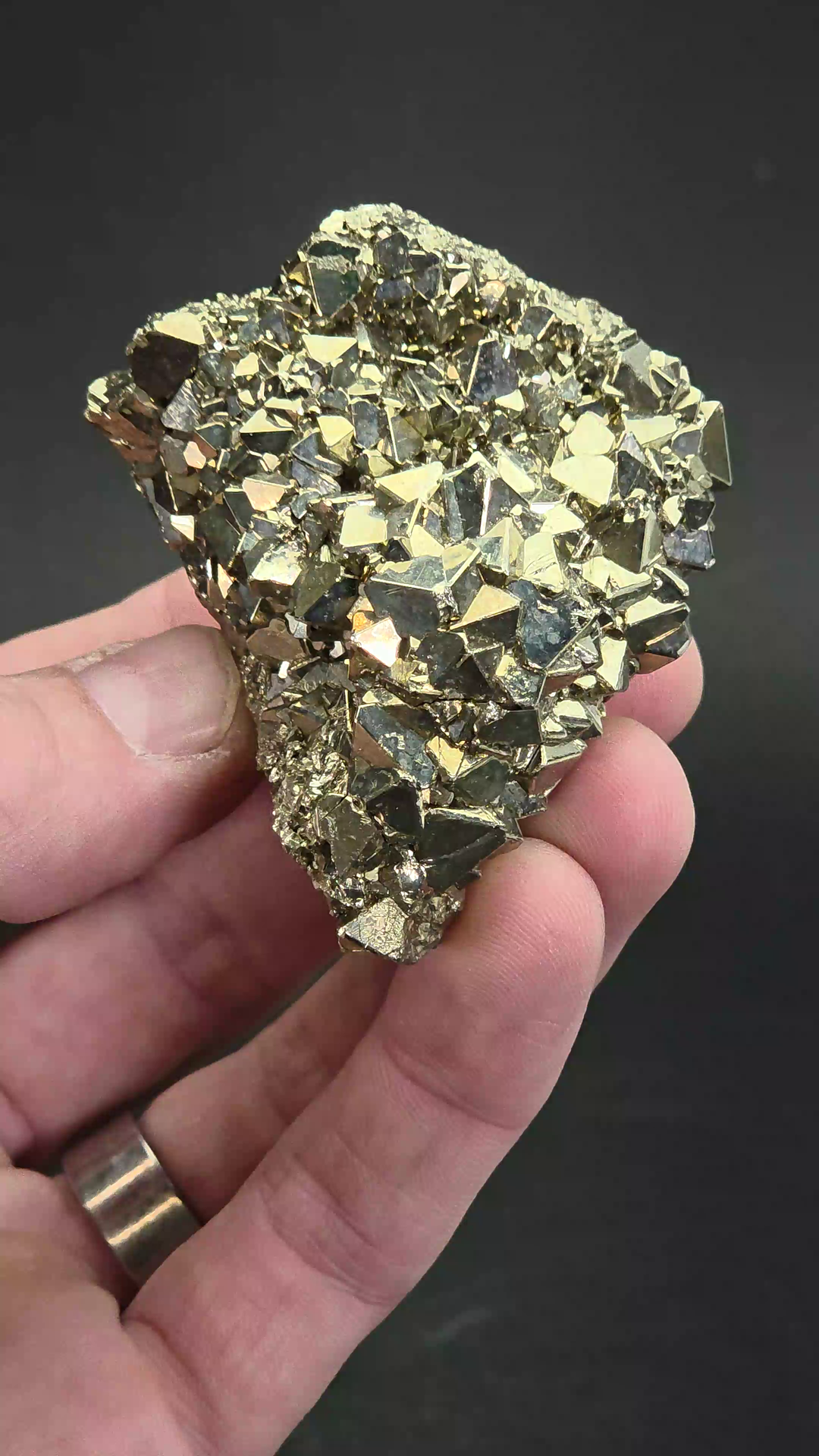 Peruvian Octahedral Pyrite Specimen DS2541