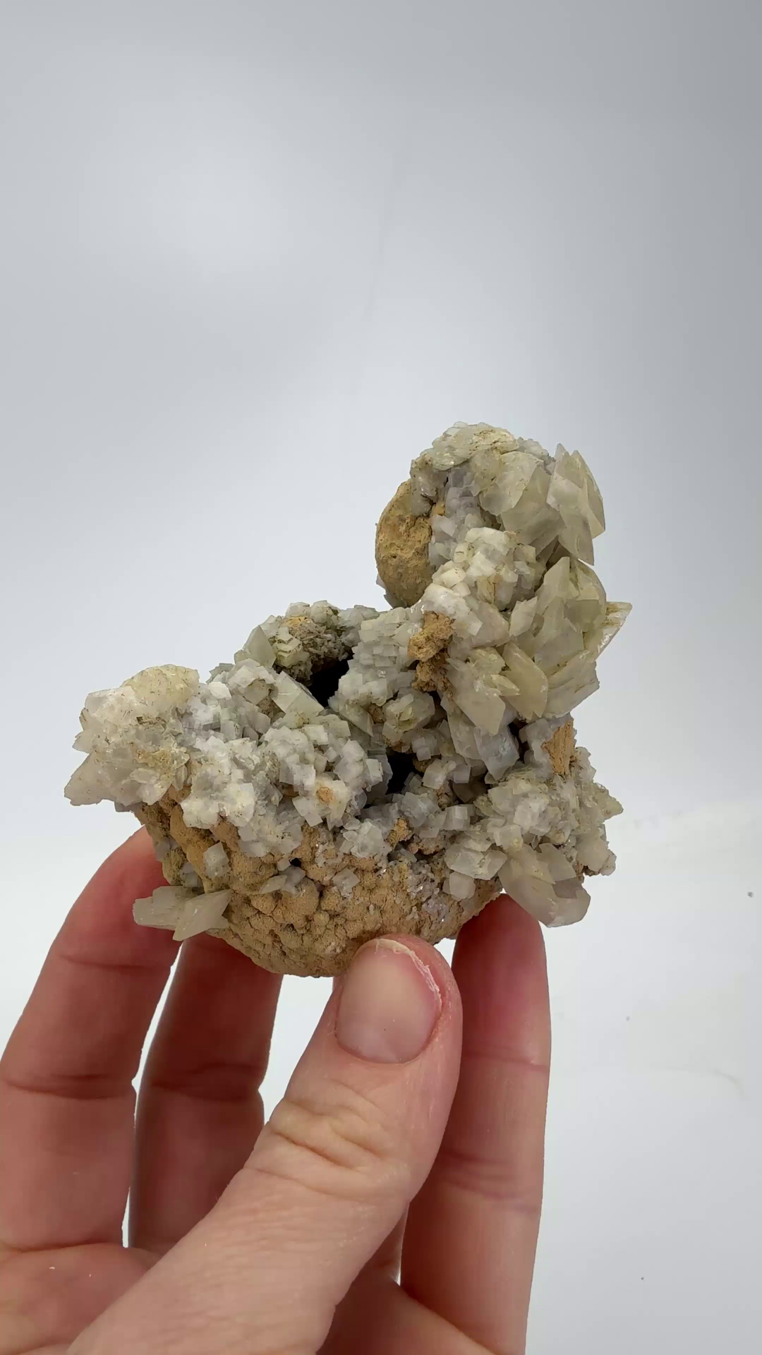 Siderite with Calcite from Dalnegorsk, Russia DS2570