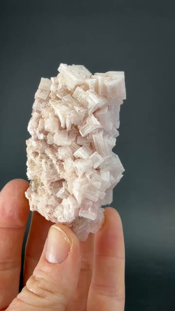 Pink Halite on Trona