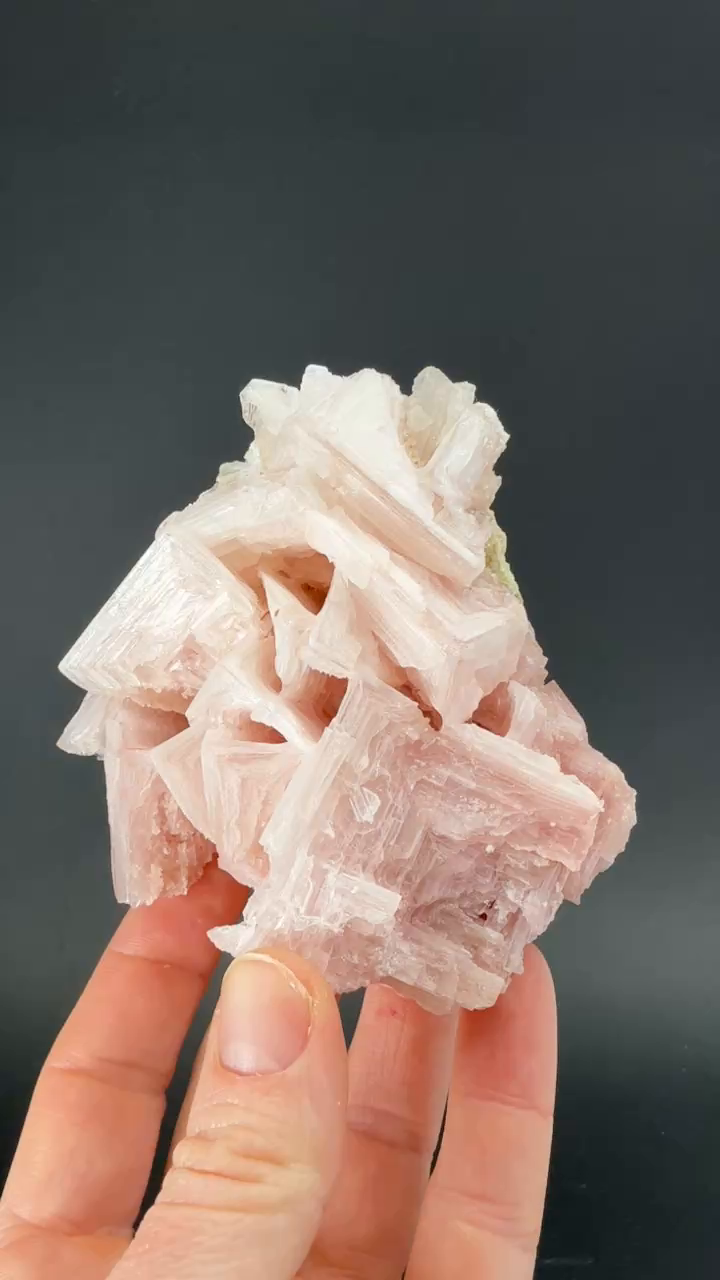 Pink Halite on Trona