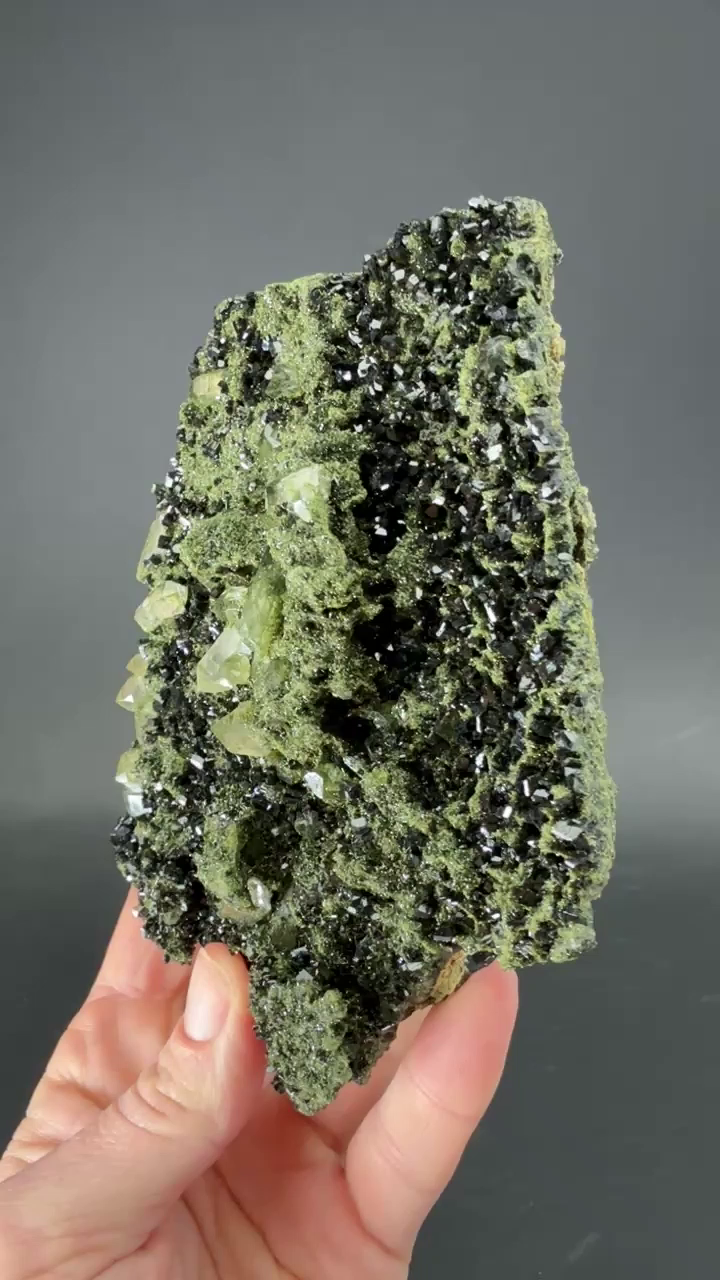Quartz and Epidote Specimen from Turkey DS708