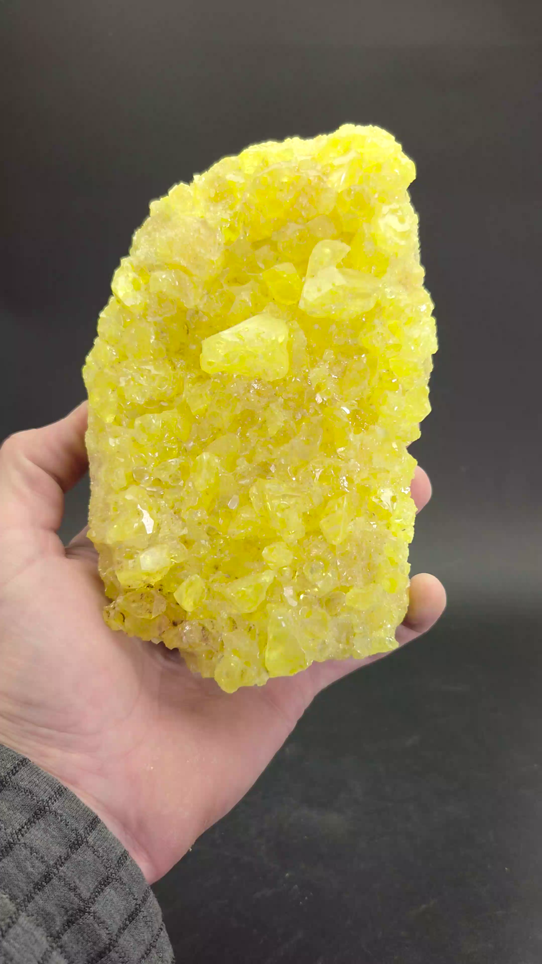 Sulfur Crystals on Matrix from Bolivia DS861