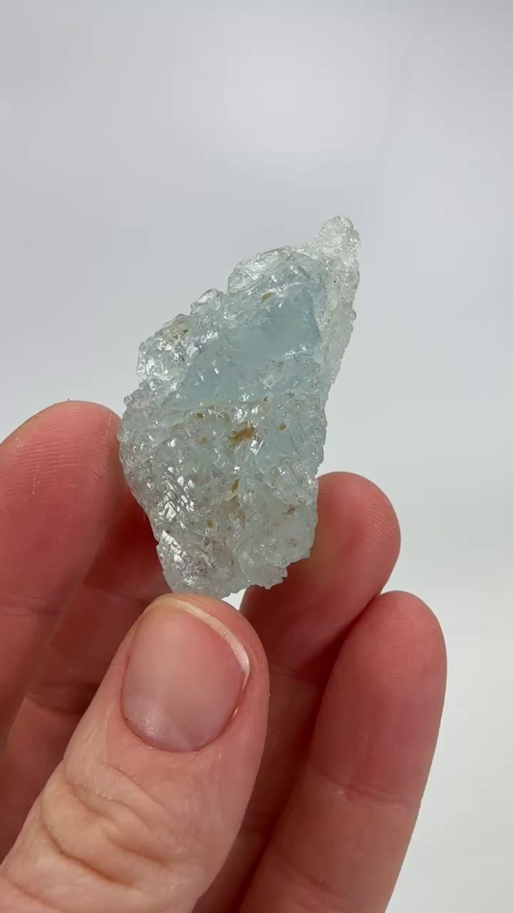 Etched Aquamarine Specimen from Brazil DV274