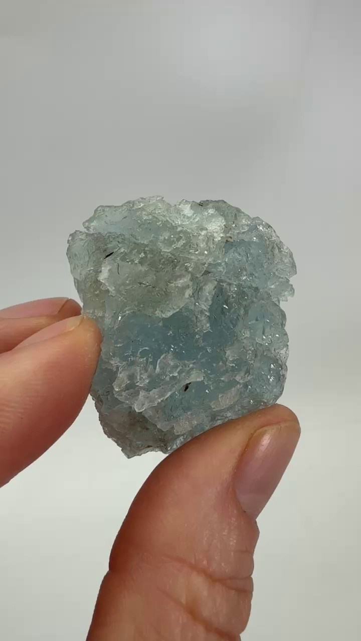 Etched Aquamarine Specimen from Brazil DV281
