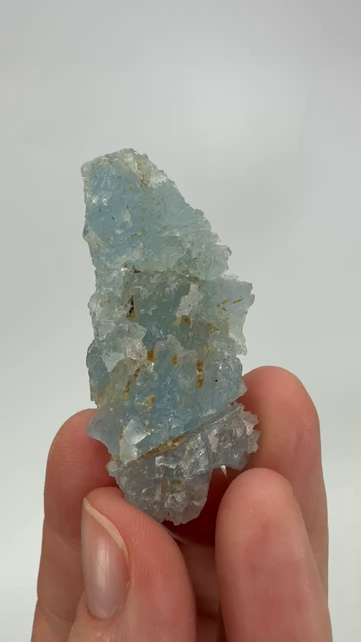 Etched Aquamarine Specimen from Brazil DV282