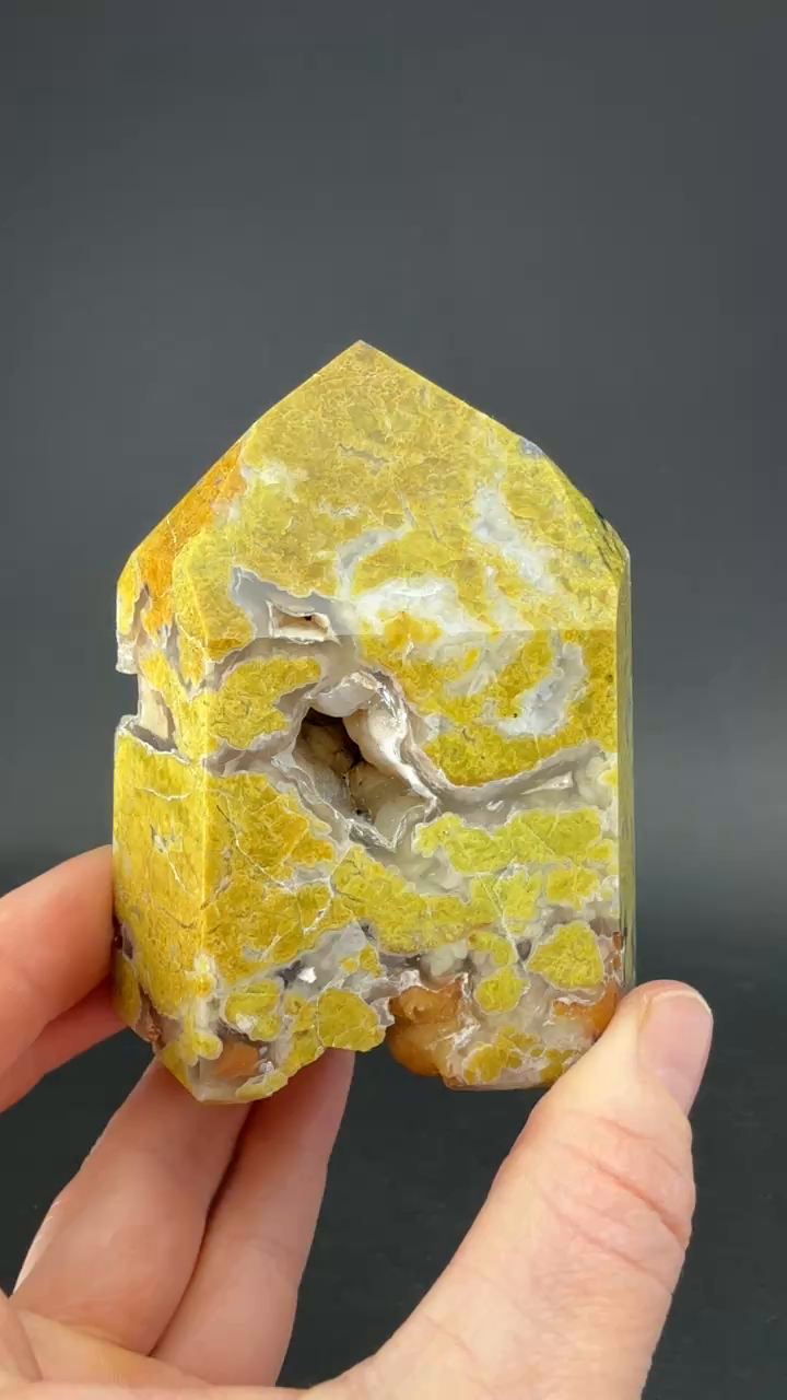 3.25" Green Opal Tower
