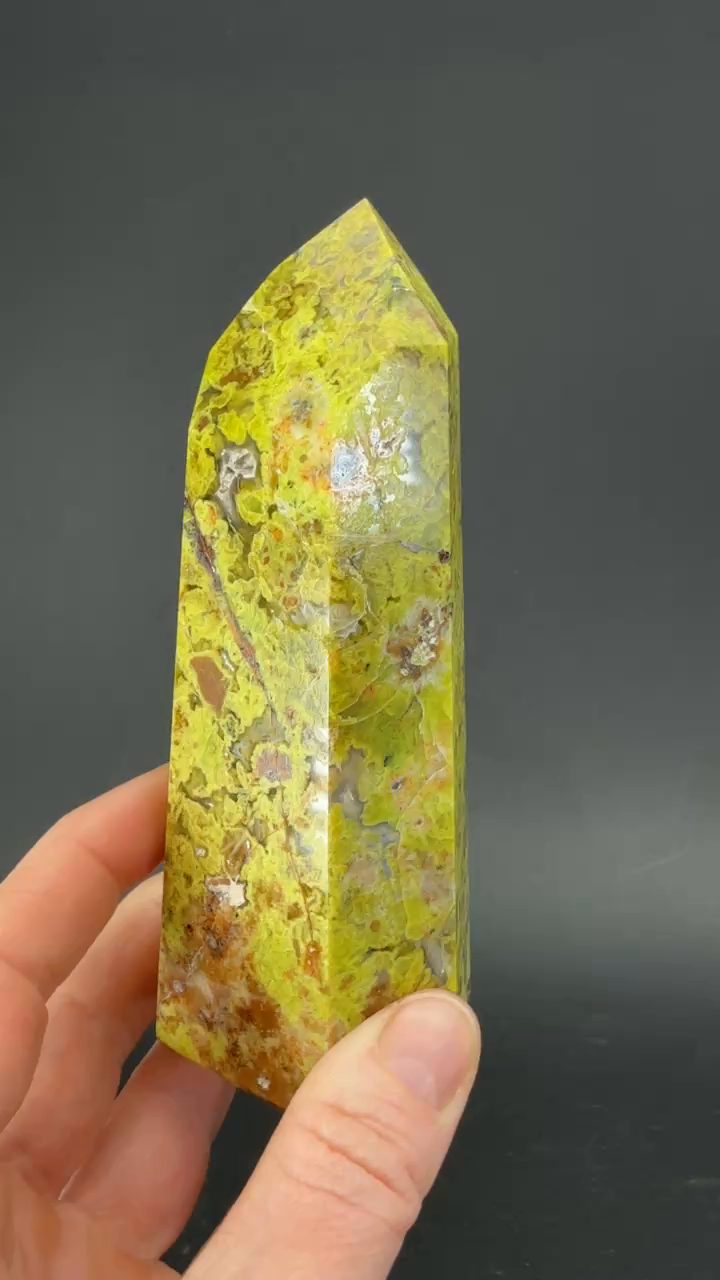 5" Green Opal Tower