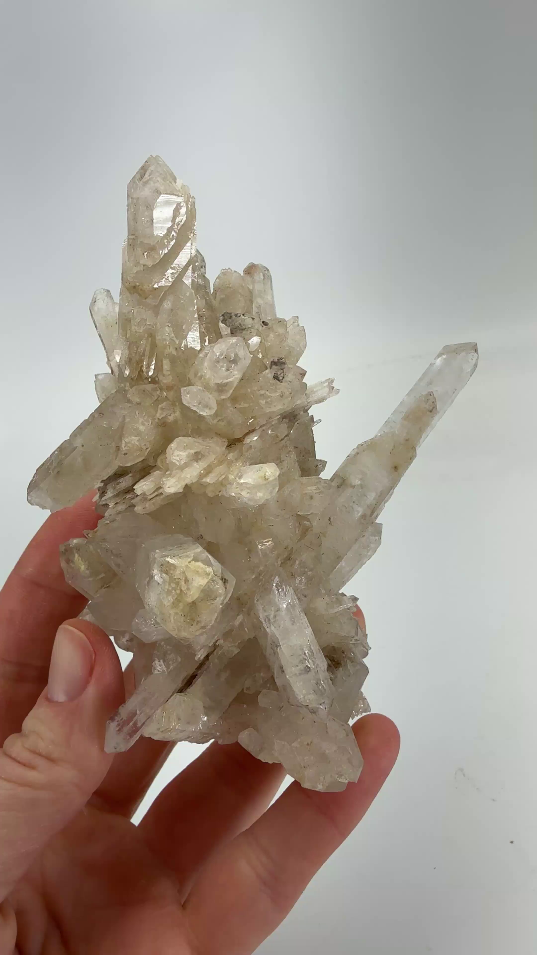 Quartz pseudomorph after Danburite from Bor Mine, Russia DX1130