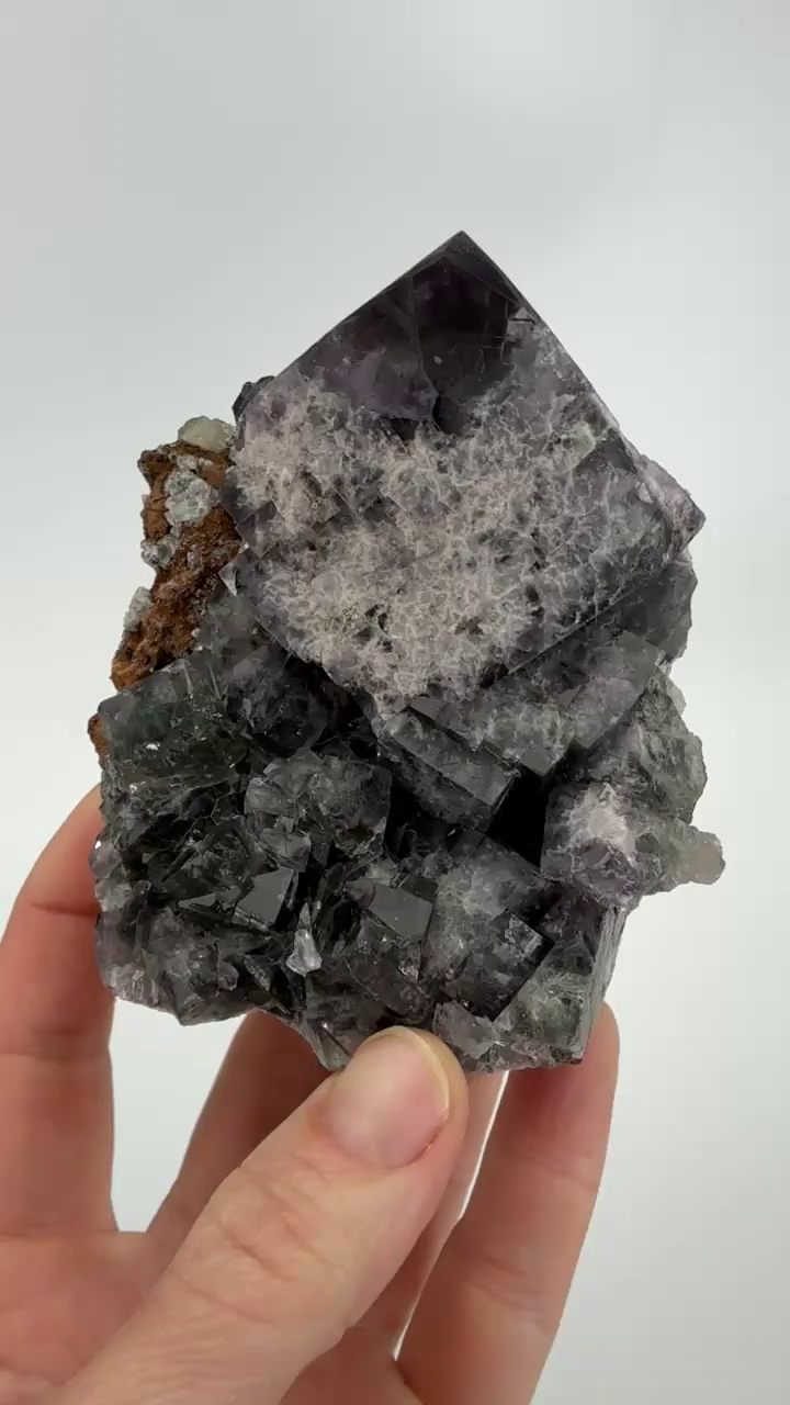 Purple Rain Pocket Fluorite Specimen