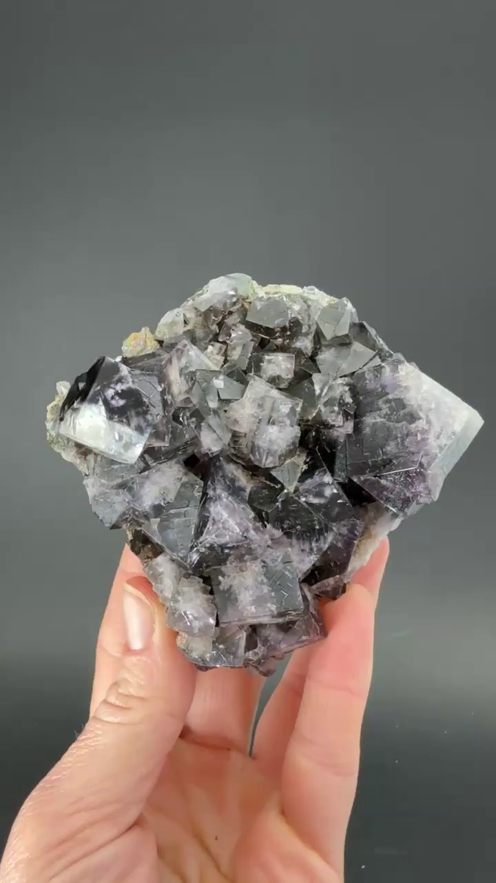 Purple Rain Pocket Fluorite Specimen