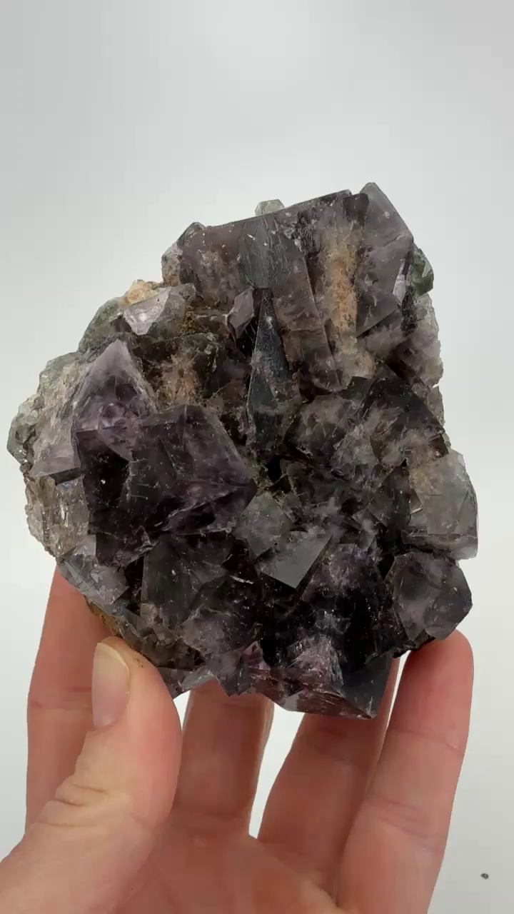 Purple Rain Pocket Fluorite Specimen