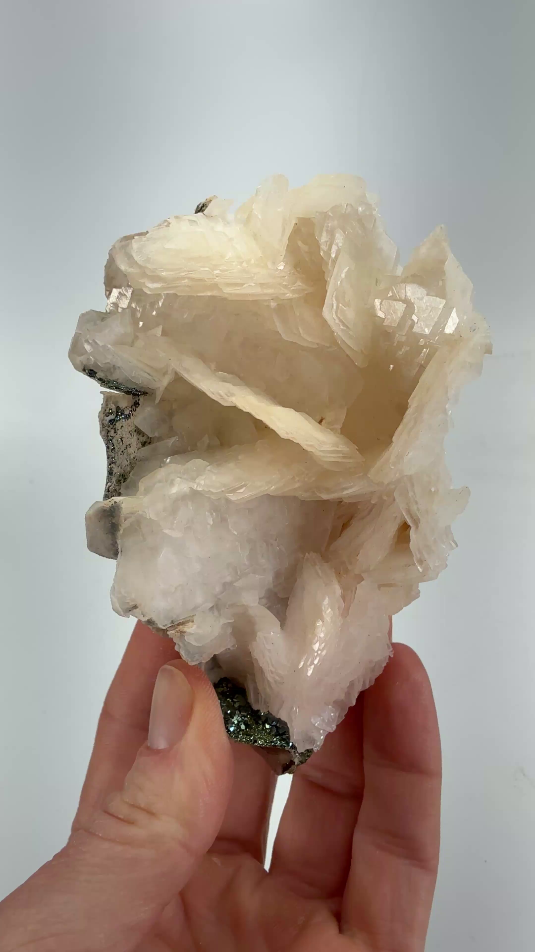 Pyrite and Calcite after Fluorite DX1389