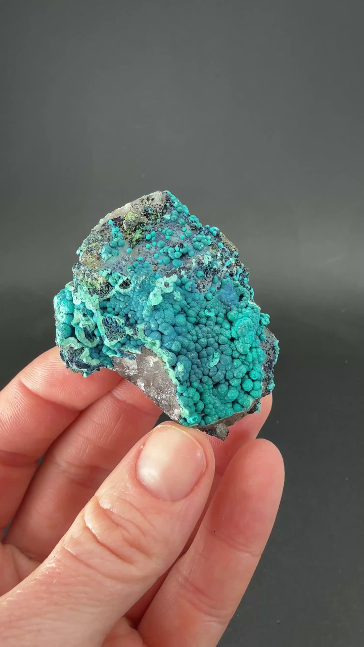 2" Quartz with Chrysocolla from Tentadora Mine DX1547