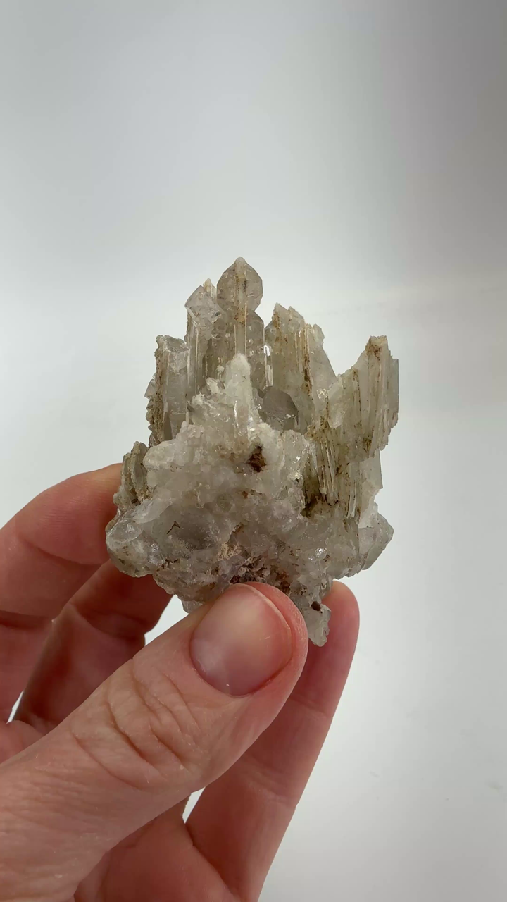 Growth Interference Quartz Cluster from Bor Mine DX2090