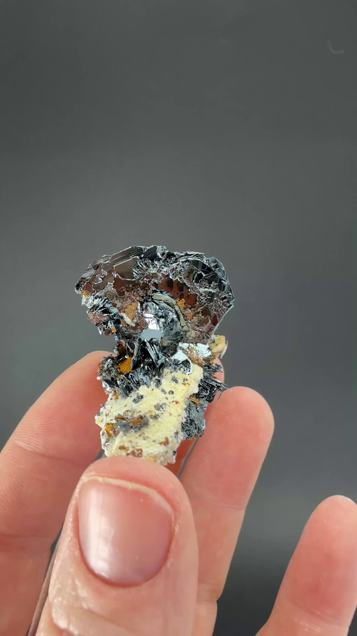 Hematite Rose From Dauphine Alps, France DX3202